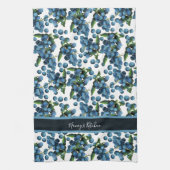 Aangepaste blauwbes theedoek (Verticaal)