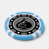 Aangepaste blauwe casino poker chips voor gokken p (Enkel)