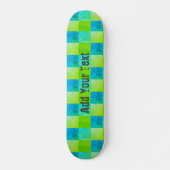 Aangepaste blauwe en groene bijtende kool persoonlijk skateboard (Voorkant)