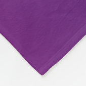 Aangepaste blauwe en paarse ombre fleece deken (Hoek)