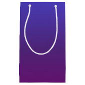 Aangepaste blauwe en paarse ombre klein cadeauzakje (Voorkant)