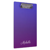 Aangepaste blauwe en paarse ombre klembord (Rechts)