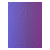 Aangepaste blauwe en paarse ombre tafelkleed (Voorkant)