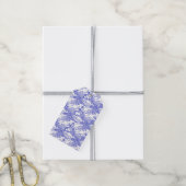 Aangepaste blauwe en witte bultrug walvis cadeaulabel (Met Touw)