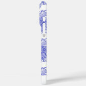 Aangepaste blauwe en witte bultrug walvis Case-Mate iPhone case (Achterkant / Links)