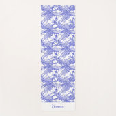 Aangepaste blauwe en witte bultrug walvis yogamat (Voorkant)