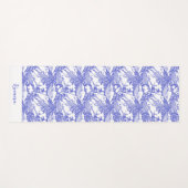 Aangepaste blauwe en witte bultrug walvis yogamat (Voorkant (horizontaal))