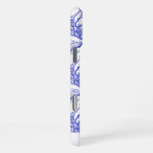 Aangepaste Blauwe En Witte Bultrugwalvis iPhone Hoesje (Rechterkant)