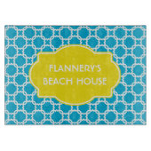 Aangepaste blauwe en witte snijkaart snijplank (Voorkant)