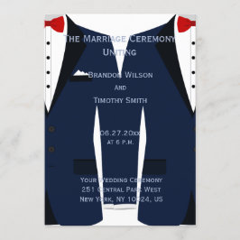 Aangepaste blauwe en witte weddenschappen programmakaart