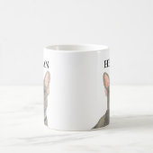 Aangepaste Blauwe Grijze Frenchie Franse Bulldog Koffiemok (Center)