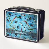 Aangepaste blauwe ijskap (Voorkant)