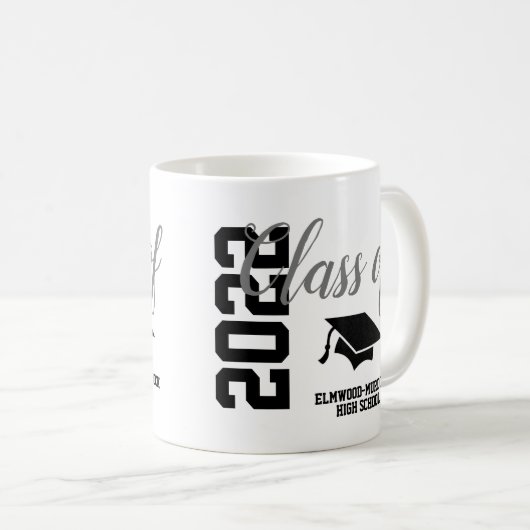 Aangepaste blauwe klasse van de schenkingen-Mok va Koffiemok (Voorkant rechts)