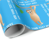 Aangepaste blauwe kleur op maat voor baby-sleuf cadeaupapier (Rol Hoek)