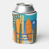 Aangepaste blauwe Koelbox Bachelor Surf Weekend Blikjeskoeler (Blikje Achterkant)