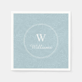 Aangepaste blauwe larkspurventilator servet