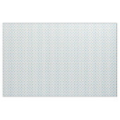 Aangepaste Blauwe Morning Glory Bloemen Polka Dot Stof (Yard (91,4 cm))
