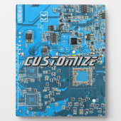 Aangepaste Blauwe PCB-printplaat voor IT-professio Fotoplaat (Voorkant)