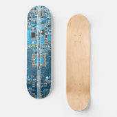 Aangepaste blauwe PCB-printplaat voor IT-professio Persoonlijk Skateboard (Voorkant)