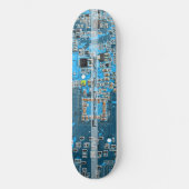 Aangepaste blauwe PCB-printplaat voor IT-professio Persoonlijk Skateboard (Voorkant)