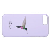 Aangepaste blauwe-trommelveenvogel Case-Mate iPhone case (Achterkant (Horizontaal))