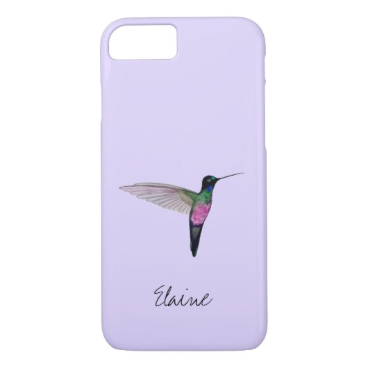 Aangepaste blauwe-trommelveenvogel Case-Mate iPhone case (Achterkant)