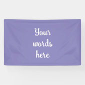 Aangepaste blauwe Violet Banner (Horizontaal)