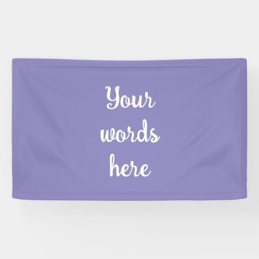 Aangepaste blauwe Violet Banner (Horizontaal)