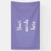 Aangepaste blauwe Violet Banner (Verticaal)