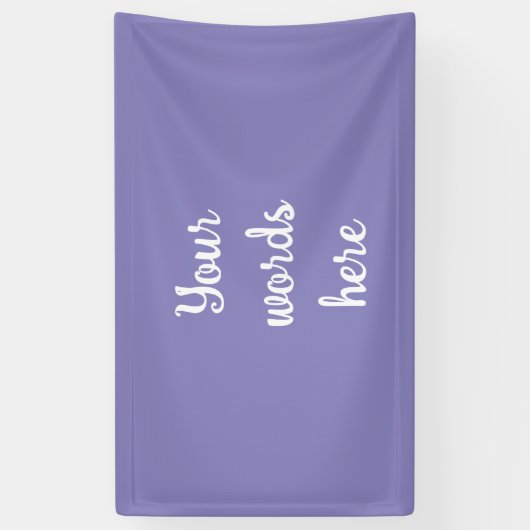 Aangepaste blauwe Violet Banner (Verticaal)