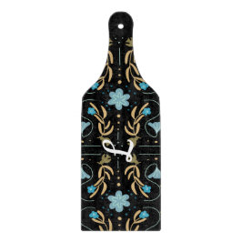 Aangepaste blauwe vlinderkunst snijplank