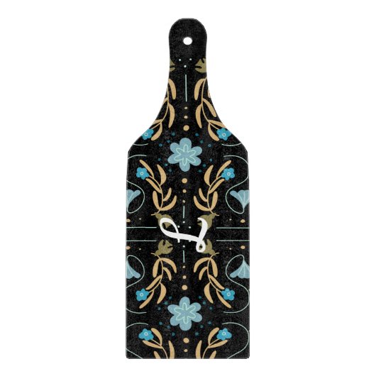 Aangepaste blauwe vlinderkunst snijplank (Voorkant)