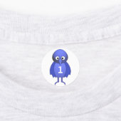 Aangepaste blauwe vogels labels (Aangebracht)