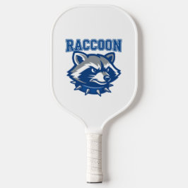 Aangepaste Blauwe Wasbeer Pickleball Paddle | Vars