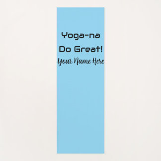 Aangepaste Blauwe Yoga-na Doe Geweldige Inspiratie Yogamat
