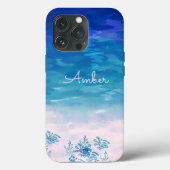 Aangepaste blauwe Zee voor de Oceaan Case-Mate iPhone Case (Achterkant)