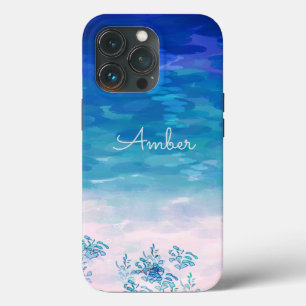 Aangepaste blauwe Zee voor de Oceaan Case-Mate iPhone Case