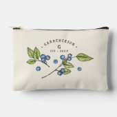 Aangepaste Blauwebes Huwelijksdatum Etui (Voorkant)