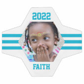 Aangepaste Blauwgroen aantekeningen voor fototoets Voetbal (Enkel)