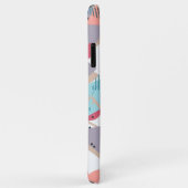 Aangepaste Blauwgroen Blauw Blush Perzik Sinaasapp Case-Mate iPhone Case (Achterkant/rechts)