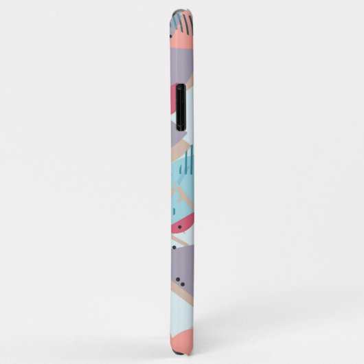 Aangepaste Blauwgroen Blauw Blush Perzik Sinaasapp Case-Mate iPhone Case (Achterkant/rechts)