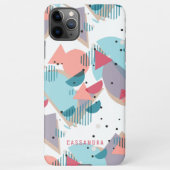 Aangepaste Blauwgroen Blauw Blush Perzik Sinaasapp iPhone Hoesje (Achterkant)