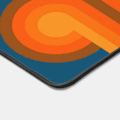 Aangepaste Blauwgroen Blauw Sinaasappel Rood Bruin Bureaumat (Hoek)