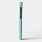 Aangepaste Blauwgroen Blauwe Moderne Typografie Case-Mate iPhone Case (Achterkant / Links)