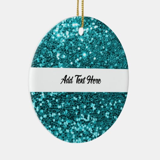 Aangepaste Blauwgroen keramische versiering Keramisch Ornament (Rechts)