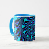 Aangepaste Blauwgroen Mok voor wervelkolom van Whi (Voorkant links)