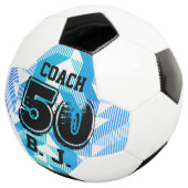 Aangepaste Blauwgroen streepjes voor toetsenbord Voetbal (Drie kwart)