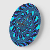 Aangepaste Blauwgroen wervelwandklok Grote Klok (Hoek)