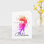 Aangepaste blauwkaart voor gevarendagen met cadeau kaart (Gele Bloem)