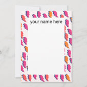 Aangepaste bliksemschicht bedankkaart (Voorkant)